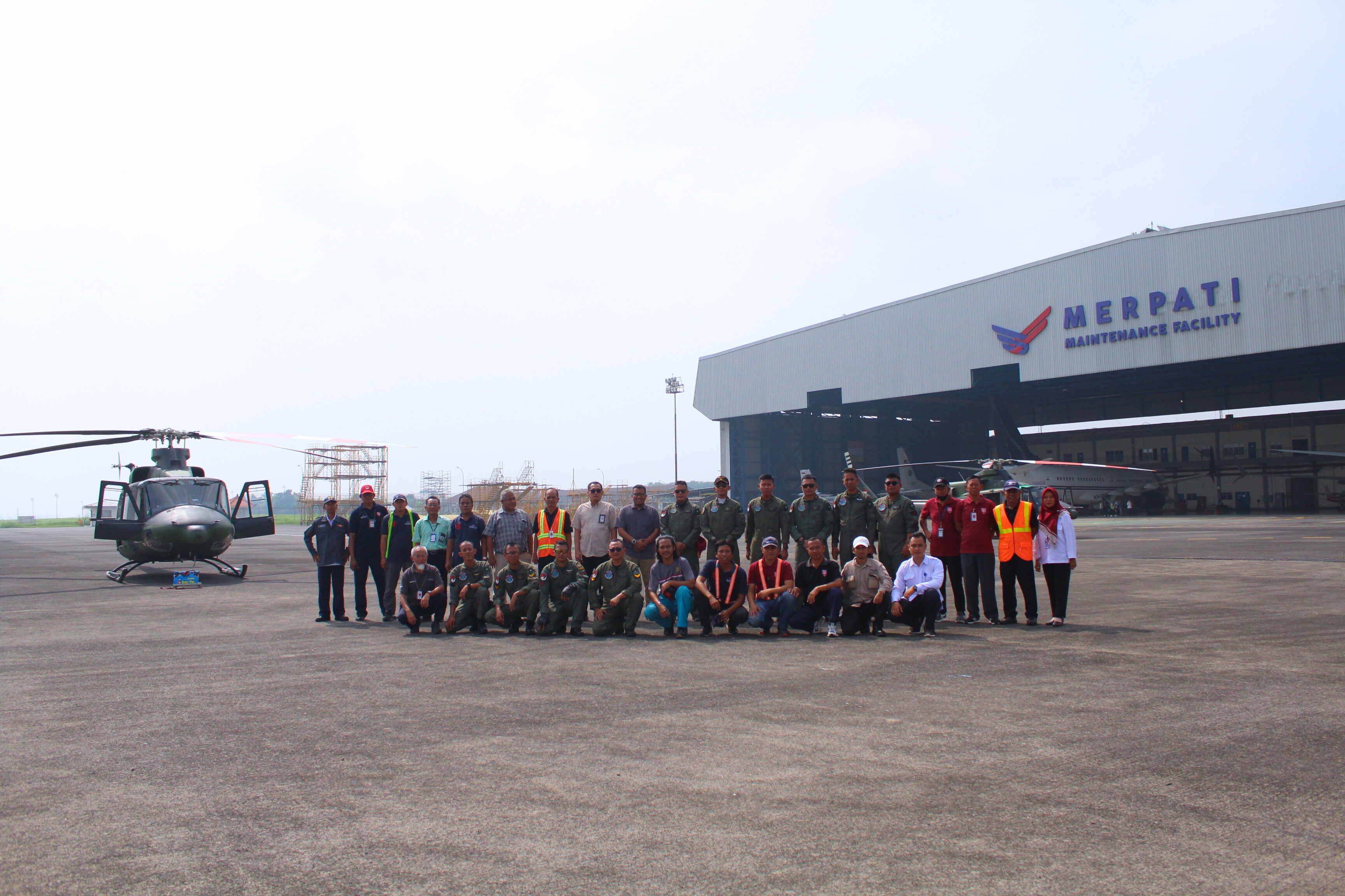 Merpati Maintenance Facility Successfully Completes Inspection of Two Bell 412 Helicopters